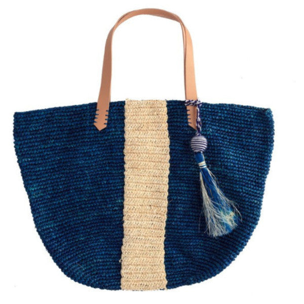 Navy Pipeline Beach Tote maeree