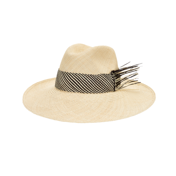 Tucan Wide Brimmed Straw Hat