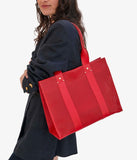 Clare V tomate red noemie tote at maeree