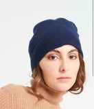 Navy Cashmere Beanie