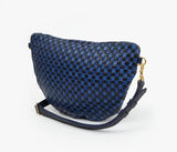 Clare v navy checker woven grande Fanny at maeree