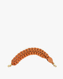 Clare V cuoio shortie double leather link strap at maeree