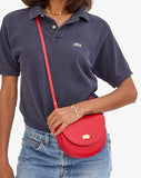 Clare V tomate red Elodie crossbody at maeree