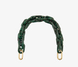 Clare v malachite resin shortie strap at maeree