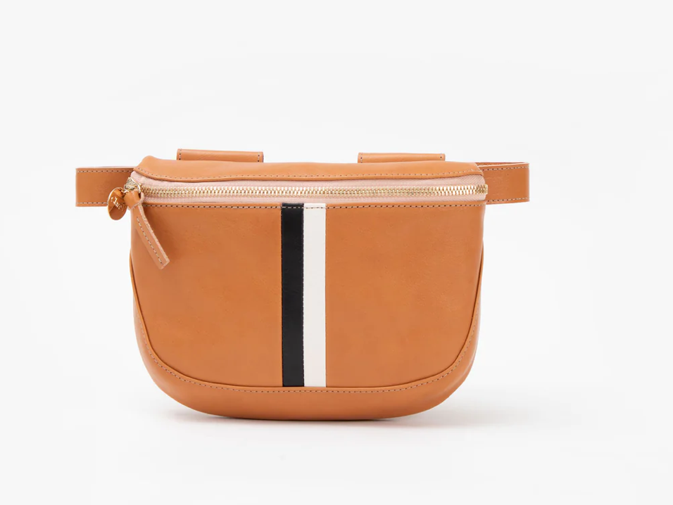 Clare V. Smooth Leather Waist Bag - Brown Waist Bags, Handbags