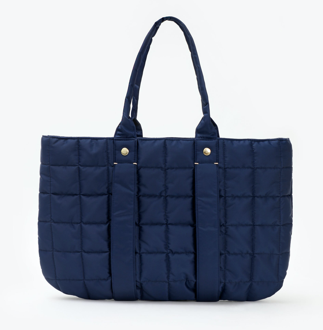 Clare V. Annie Quilted Puffer Tote