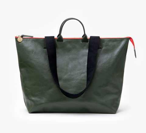 Clare V. Le Box Leather Bag - PETAL