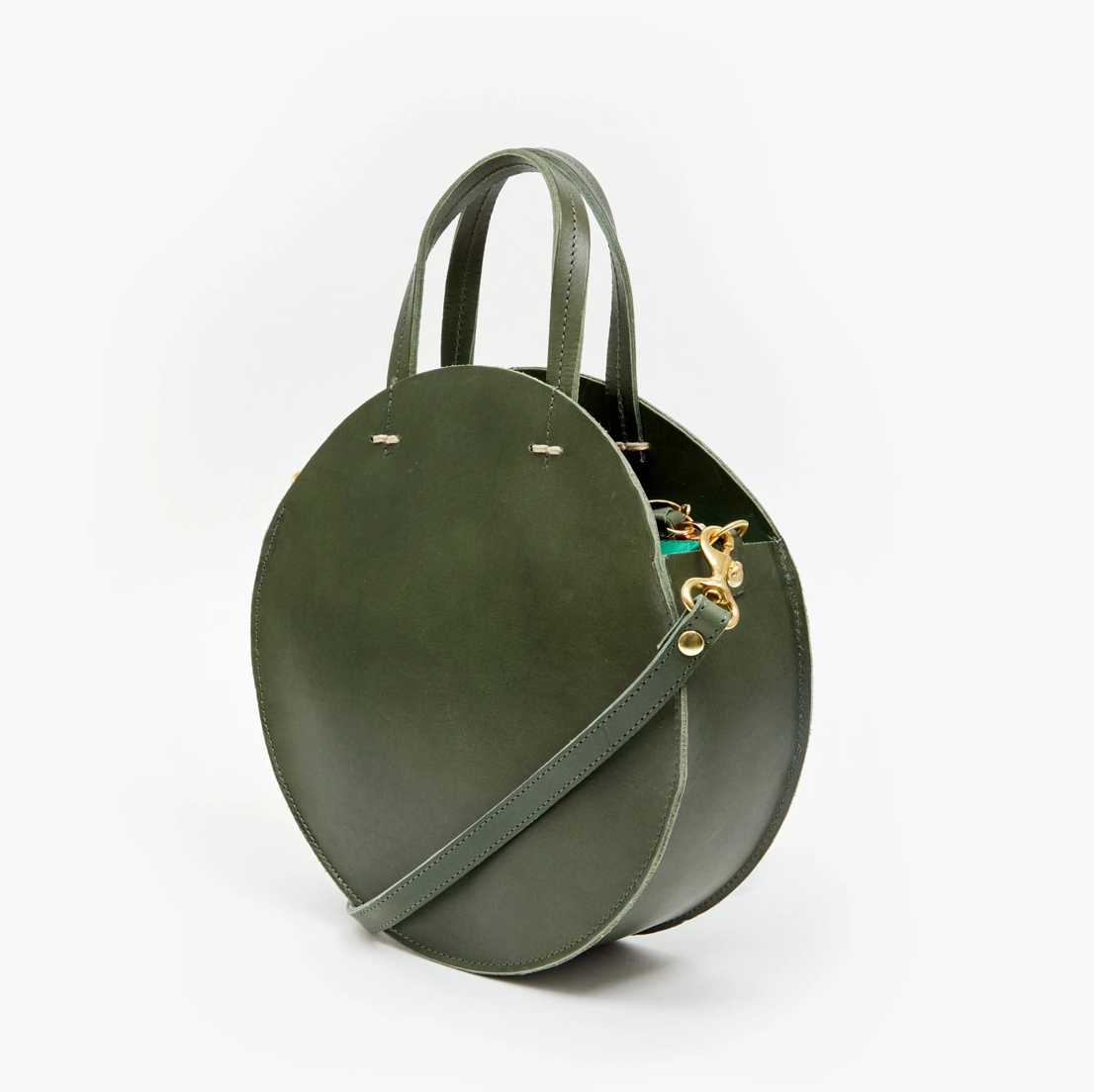 Clare V. Petit Alistair Bag - Loden Veg/Emerald