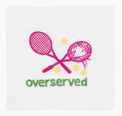 "Overserved" Cocktail Napkins