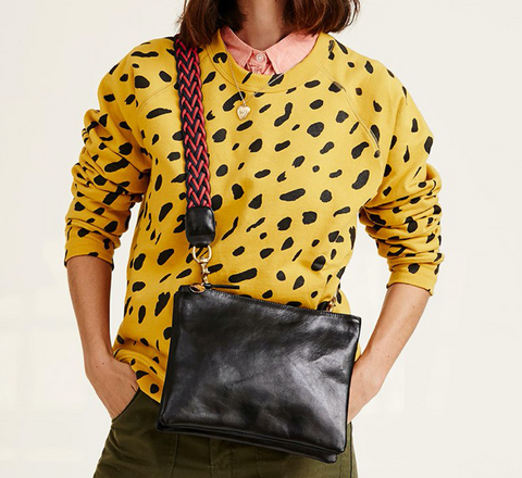 Source women large yellow Leopard Stripe Design Neoprene