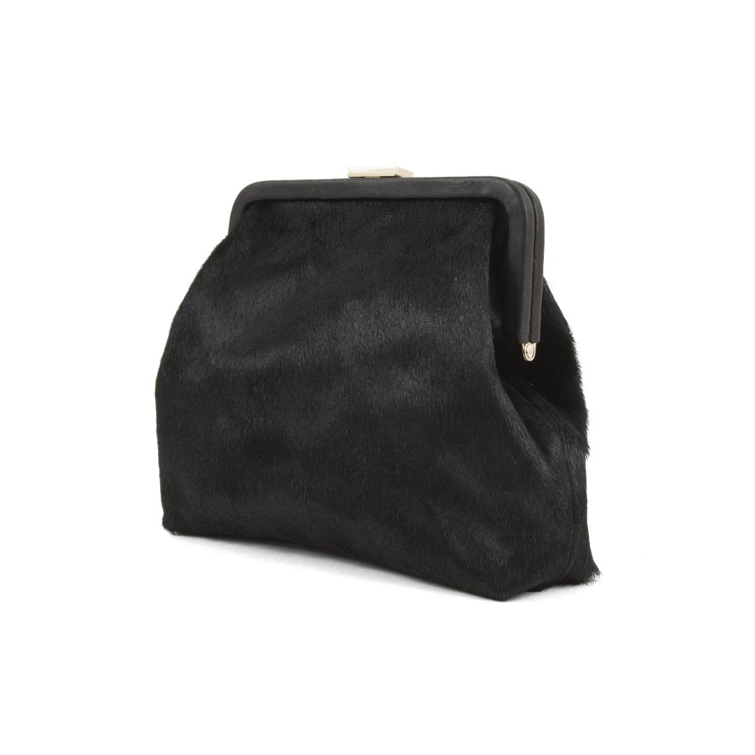 Clare V Flore Woven Bag In Black Raffia
