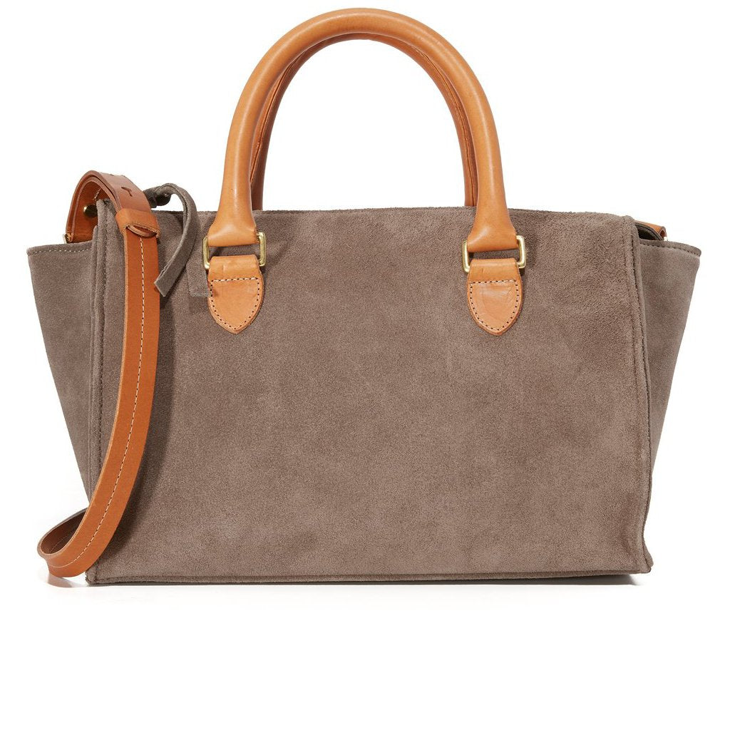 Clare V. Claude Suede/Leather bag