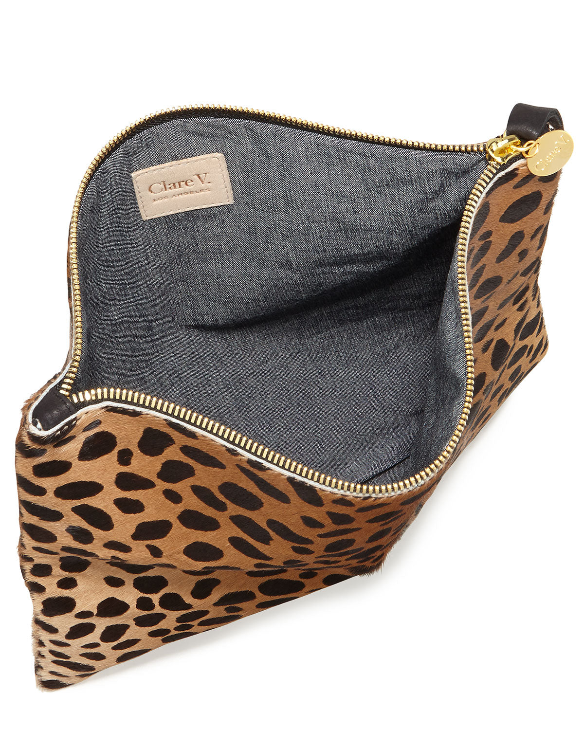 Hair on Hide Leopard Foldover Clutch – The Artisan & Company