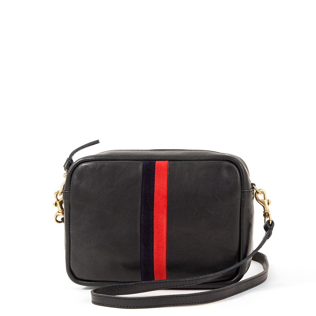 Stripe Tape Crossbody Bag - Black - One Size - Manière de Voir