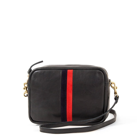 Clare V, Bags, Striped Rustic Leather Crossbody Bag Clare V